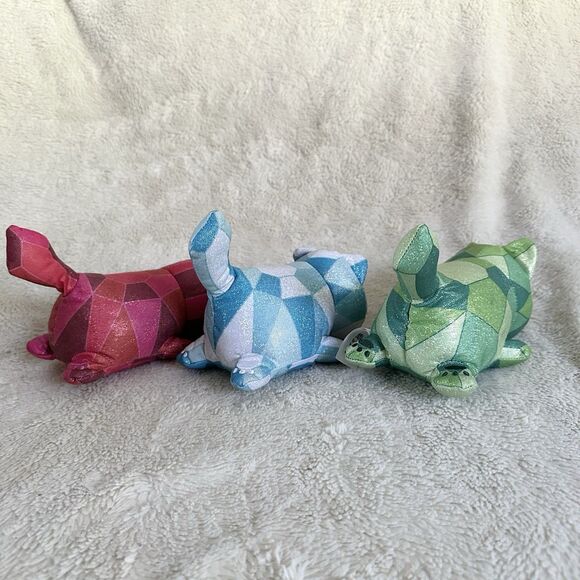 Aphmau Meemeows Lot Of 3 Mystery Gem Plush Ruby Diamond Emerald 7” Toy - Picture 3 of 5